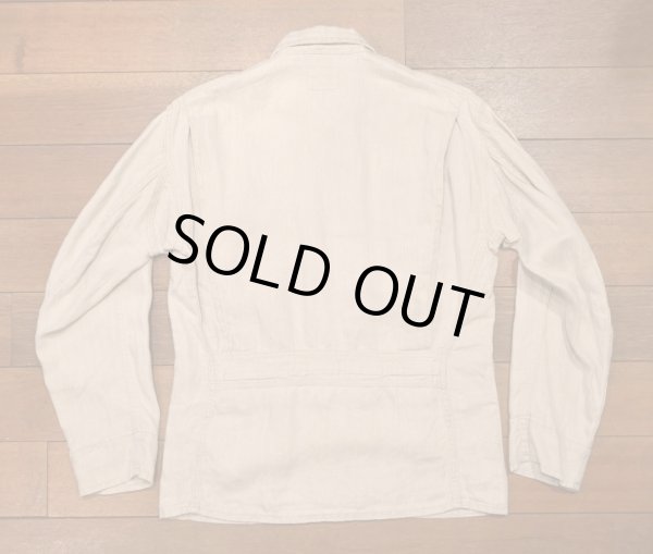 画像10: タグつき未着用品 BONCOURA リネン サマーフライトジャケット(Baige/36)ボンクラ (10)