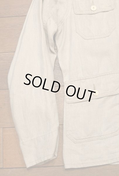 画像4: タグつき未着用品 BONCOURA リネン サマーフライトジャケット(Baige/36)ボンクラ (4)