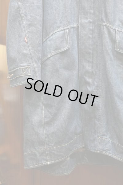 画像4: 90-00s LEVI'S ENGINEERED JEANS ユーロリーバイス エンジアドジーンズ ステンカラーコート(L)ビンテージ  (4)