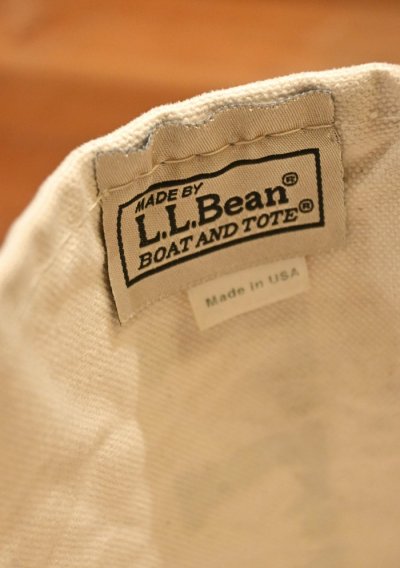 画像3: 80s L.L.Bean BOAT AND TOTE "PROJECT LEARNING TREE" (Natural×Green/M)トートバック ビンテージ