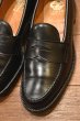 画像2: 80s ALDEN(オールデン)6725 VANラスト カーフ ペニーローファー 旧ロゴ 茶箱 アメリカ製(BLACK/US6 1/2D)箱いり 中古 ビンテージ (2)