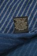画像13: 【クリックポスト185円も可】90s RRL RALPHLAUREN ダブルアールエル インディゴ バンドカラーシャツ 三ツ星タグ ピックアップトラックタグ(L)ビンテージ 中古 (13)
