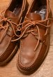 画像2: RUSSELL MOCCASIN ラッセルモカシン デッキシューズ(BROWN/6 EE)中古 アメリカ製 (2)