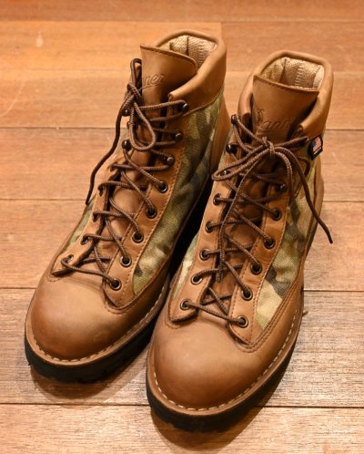 画像1: DANNER LIGHT CAMO 30121 ダナーライト カモ(BROWN/8.5)中古 