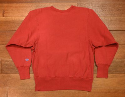 画像3: 90s CHAMPION REVERSEWEAVE チャンピオン リバースウィーブ クルーネック 無地 アメリカ製(Red/M)ビンテージ