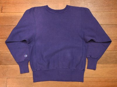 画像3: 90s CHAMPION REVERSEWEAVE チャンピオン リバースウィーブ クルーネック 無地 アメリカ製(Purple/M)ビンテージ