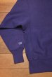 画像8: 90s CHAMPION REVERSEWEAVE チャンピオン リバースウィーブ クルーネック 無地 アメリカ製(Purple/M)ビンテージ (8)