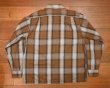画像11: 【クリックポスト185円も可】50s B.V.D チェック オープンカラーシャツ 長袖(Brown×Black/16-16 1/2 L)ビンテージ 中古 (11)