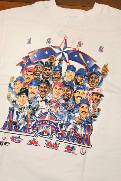 画像1: 【クリックポスト185円も可】'95 DEADSTOCK MLB ALL-STAR GAME Tシャツ SALEM SPORTSWEAR アメリカ製(White/L)野茂英雄ルーキーイヤー デッドストック (1)
