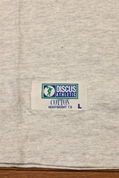 画像3: 【クリックポスト185円も可】90s DEADSTOCK DISCUS ATHLETIC ディスカス ポケットTシャツ アメリカ製(Heather Gray/L)デッドストック