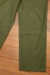 画像3: '70 U.S ARMY UTILITY TROUSERS コットンサテン ベイカーパンツ フロントジップ(表記W32L31) ビンテージ 中古 (3)