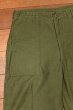 画像4: '70 U.S ARMY UTILITY TROUSERS コットンサテン ベイカーパンツ フロントジップ(表記W32L31) ビンテージ 中古 (4)