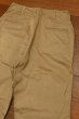 画像10: 40s U.S ARMY M-45 KHAKI チノパン オフィサーチノ(実寸 W29 L31.5)中古 ビンテージ (10)