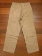 画像10: 40s U.S ARMY M-45 KHAKI チノパン オフィサーチノ(表記W31L31 実寸W30 L29.5)中古 ビンテージ (10)