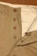 画像5: 40s U.S ARMY M-45 KHAKI チノパン オフィサーチノ(実寸 W29 L31.5)中古 ビンテージ (5)