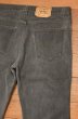 画像9: 90s Levi's517 ストレッチデニム ブラック ブーツカット アメリカ製(実寸 W35 L30.5)ビンテージ 中古 (9)