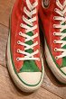 画像4: 90s Converse Allstar HI コンバースオールスター クリスマスモデル アメリカ製(Red×Green,US7 1/2)中古 ビンテージ (4)