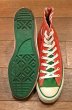 画像9: 90s Converse Allstar HI コンバースオールスター クリスマスモデル アメリカ製(Red×Green,US7 1/2)中古 ビンテージ (9)