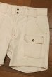 画像2: '76 Levi's リーバイス30676 コットンキャンバス ブッシュショーツ ショートパンツ(Natural/W34)中古 ビンテージ (2)