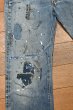 画像5: 60s Levi's リーバイス501 BIG-E ビッグE 🄬のみタブ リペア+ペンキ(実寸 W30L31)ビンテージデニム (5)