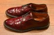 画像8: ALDEN オールデン990 コードバン プレーントゥ アメリカ製(BURGUNDY/8-D)箱/袋つき 中古 (8)