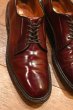 画像3: ALDEN オールデン990 コードバン プレーントゥ アメリカ製(BURGUNDY/8-D)箱/袋つき 中古 (3)