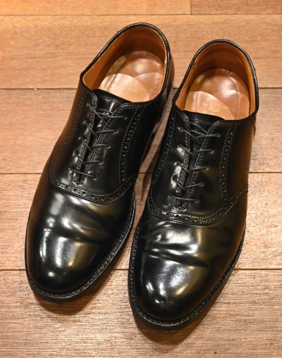 画像1: ALDEN オールデン993 コードバン サドルシューズ アメリカ製(BLACK/10-D)中古