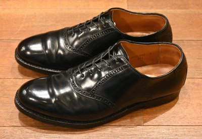 画像2: ALDEN オールデン993 コードバン サドルシューズ アメリカ製(BLACK/10-D)中古