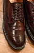 画像3: ALDEN オールデン3192 コードバン ウィングチップ アメリカ製(BURGUNDY,6 1/2-D)箱/袋つき 美中古 (3)