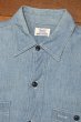 画像4: (クリックポスト185円も可) 状態良好 50-60s SEARS シャンブレーシャツ 半袖 中古 ビンテージ  (4)