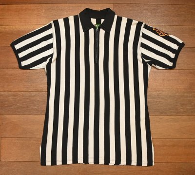 画像1: (クリックポスト185円も可) 60-70s MacGregor マクレガー IHSA ハーフジップ レフリーシャツ 半袖(M)中古 ビンテージ 