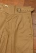 画像2: 60s BRITISH ARMY イギリス軍 ドリル グルカショーツ(Beige/Size:No.6/Ｗ35-36)中古 ビンテージ (2)