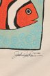 画像3: (クリックポスト185円も可)90s Jonathan Wyatt Reeves "The Clown Fish" アートTシャツ アメリカ製(White/XL)Made in USA (3)
