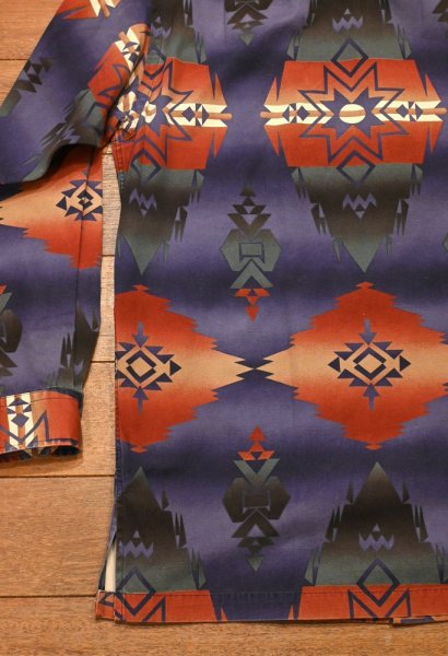 画像10: 【クリックポスト185円も可】90s ポロラルフローレン CHAMBERS ネイティブ柄 シャツ ネイティブパターン(Navy/S)中古 (10)