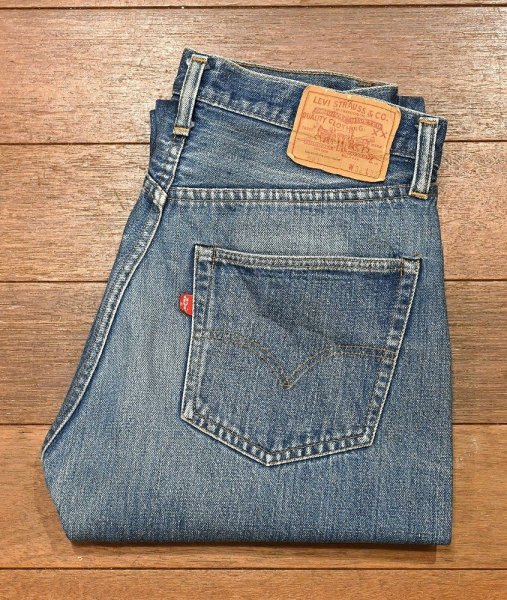 画像1: 70s Levi's リーバイス501 66シングル 66前期  (表記W33 L32 実寸W31 L30)ビンテージデニム  (1)