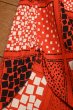 画像5: 【クリックポスト185円も可】60s EAGLE SHIRTS MAKERS 総柄 半袖B.Dシャツ パネル クッキー(RED/M15-15 1/2)中古 ビンテージ (5)