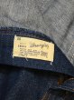 画像5: HOLD.【クリックポスト185円も可】70s Deadstock WRANGLER ラングラー 1W654PW カットオフデニム ショーツ アメリカ製(36)ライトオンス デッドストック (5)
