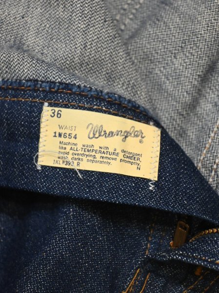 画像5: 【クリックポスト185円も可】70s Deadstock WRANGLER ラングラー 1W654PW カットオフデニム ショーツ アメリカ製(36)ライトオンス デッドストック (5)