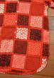 画像3: 【クリックポスト185円も可】60s EAGLE SHIRTS MAKERS 総柄 半袖B.Dシャツ パネル クッキー(RED/M15-15 1/2)中古 ビンテージ (3)