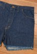 画像2: HOLD.【クリックポスト185円も可】70s Deadstock WRANGLER ラングラー 1W654PW カットオフデニム ショーツ アメリカ製(36)ライトオンス デッドストック (2)