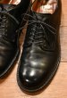 画像2: ALDEN オールデン 53711 カーフプレーントゥ ミリタリーラストメリカ製(BLACK/8-D)箱/袋つき 中古 (2)