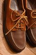 画像3: 未使用品 EASTLAND モカシンシューズ アメリカ製 コンビ(Brown/US9.5) 箱なし (3)