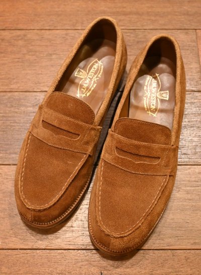 画像1: J.M WESTON Signature Loafer 180 ウェストン シグニチャーローファー スウェード(Midiun Brown,6 1/2-D) 中古
