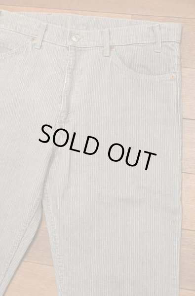 画像3: 86年製 Levi's 509-2730 グレーストライプ デニム アメリカ製(表記W36L32 実寸W35L31.5) リーバイス509 ビンテージデニム  (3)