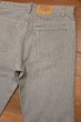 画像10: 86年製 Levi's 509-2730 グレーストライプ デニム アメリカ製(表記W36L32 実寸W35L31.5) リーバイス509 ビンテージデニム  (10)