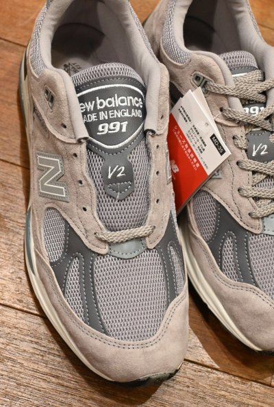 画像2: 箱入り未使用品 New Balance U991GL2 MADE IN ENGLAND(GRAY/9-D/27.0cm) 定価￥37400 ニューバランス991v2 イングランド製
