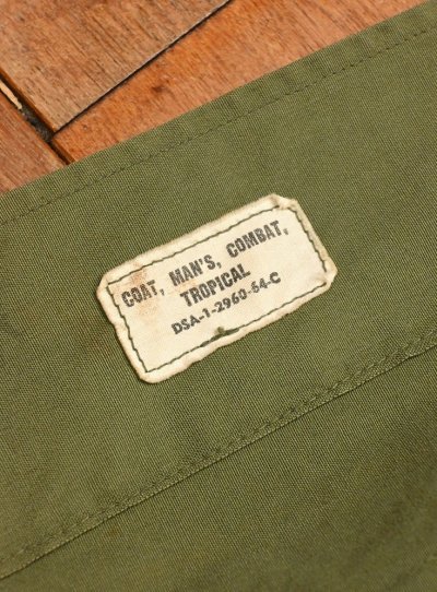 画像2: ’64 U.S ARMY JUNGLE FATIGUE JACKET ファティーグジャケット Type:1st(S-REGULAR)米軍 ファーストモデル 中古 ビンテージ 