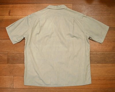 画像3: (クリックポスト185円も可)60s MCGREGOR マクレガー オープンカラーシャツ半袖(GREEN/L)ビンテージ