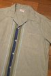 画像2: (クリックポスト185円も可)60s MCGREGOR マクレガー オープンカラーシャツ半袖(GREEN/L)ビンテージ (2)