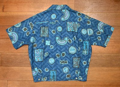 画像3: (クリックポスト185円も可)70s Pradise Hawaii ショート丈 ハワイアンシャツ コットン ハワイ製 ビンテージ